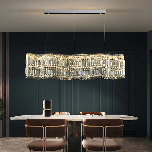 AMALFI COAST  RECTANGULAR CHANDELIER  II