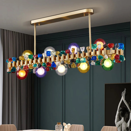 ALYTUS  RECTANGULAR CHANDELIER II