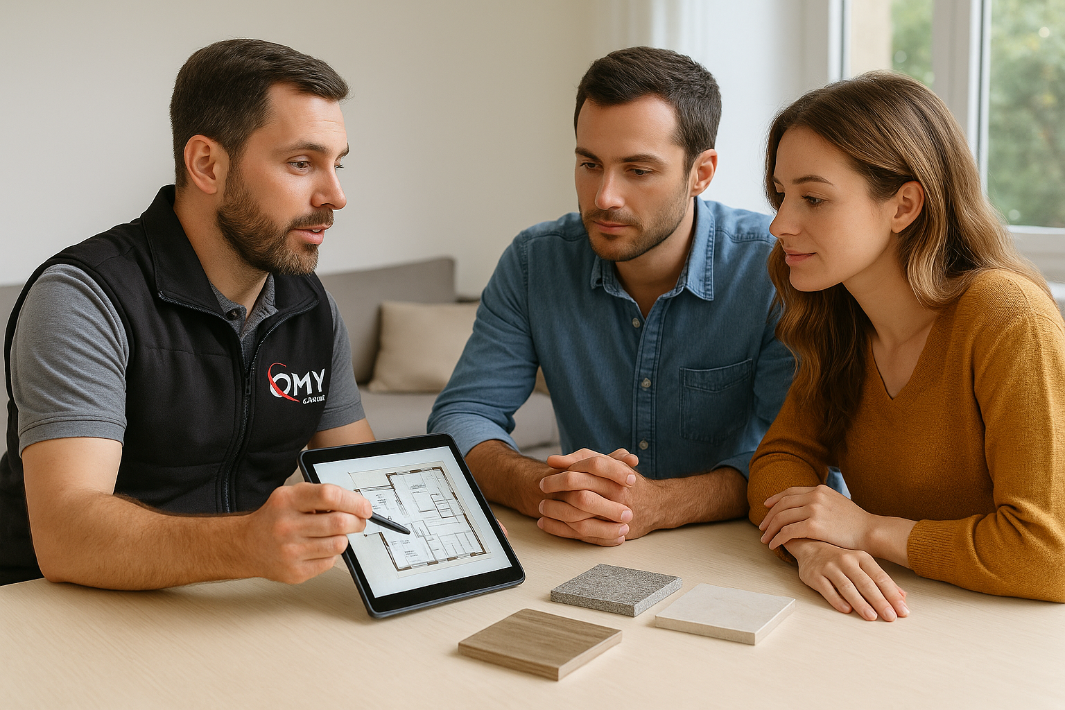 Équipe OMY Concept en action